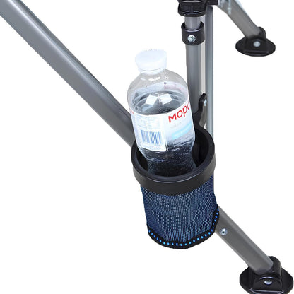 Складаний стілець із підлокітниками (95х60х58 см), HX-64-1, Синій / Рибальський стілець-крісло / Крісло для пікніка