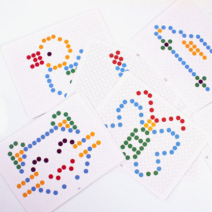 Магнітна мозаїка з пером, 32х32см / Магнітна мозаїка для дітей / Магнітна дошка для творчості