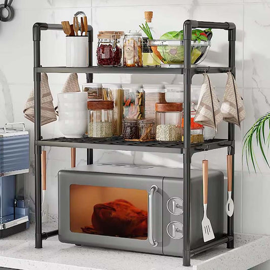 Двоярусна підставка для НВЧ (73×50,5×27см) / Кухонна полиця для НВЧ