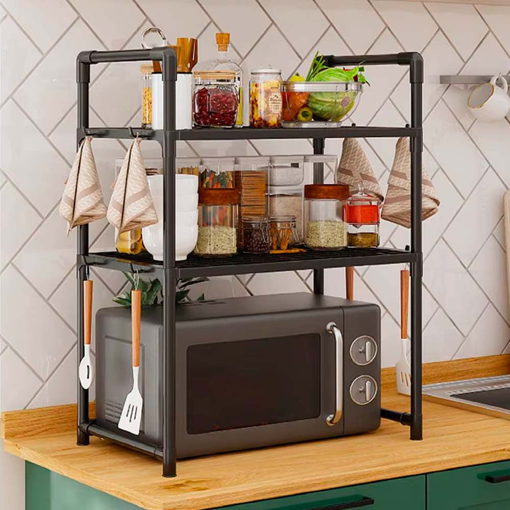 Двоярусна підставка для НВЧ (73×50,5×27см) / Кухонна полиця для НВЧ