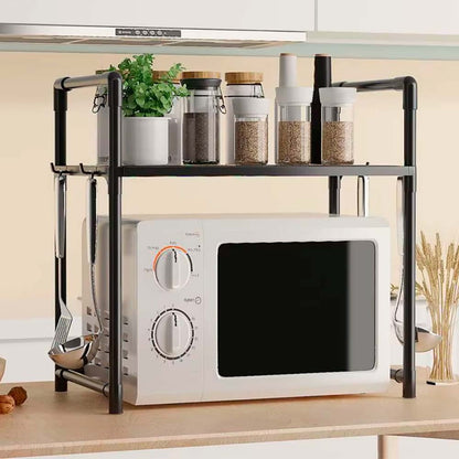 Одноярусна підставка для НВЧ-печі (51×50,5×27см) / Кухонна полиця для НВЧ