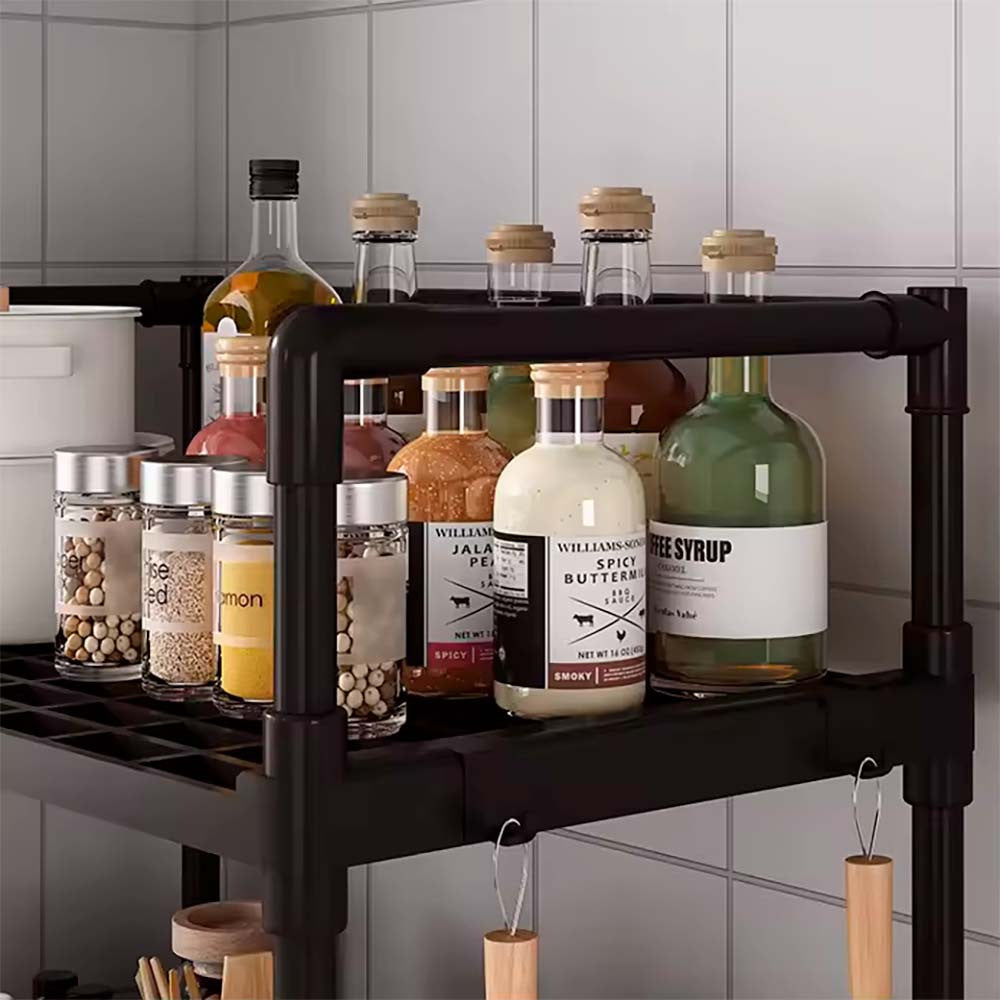 Одноярусна підставка для НВЧ-печі (51×50,5×27см) / Кухонна полиця для НВЧ