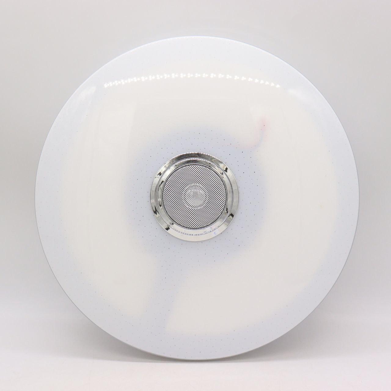 Світильник стельовий 60W, 38см RGB Lamp з Bluetooth колонкою / Кругла LED люстра з пультом керування