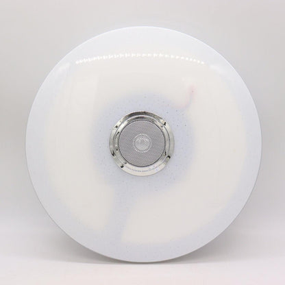 Світильник стельовий 60W, 38см RGB Lamp з Bluetooth колонкою / Кругла LED люстра з пультом керування