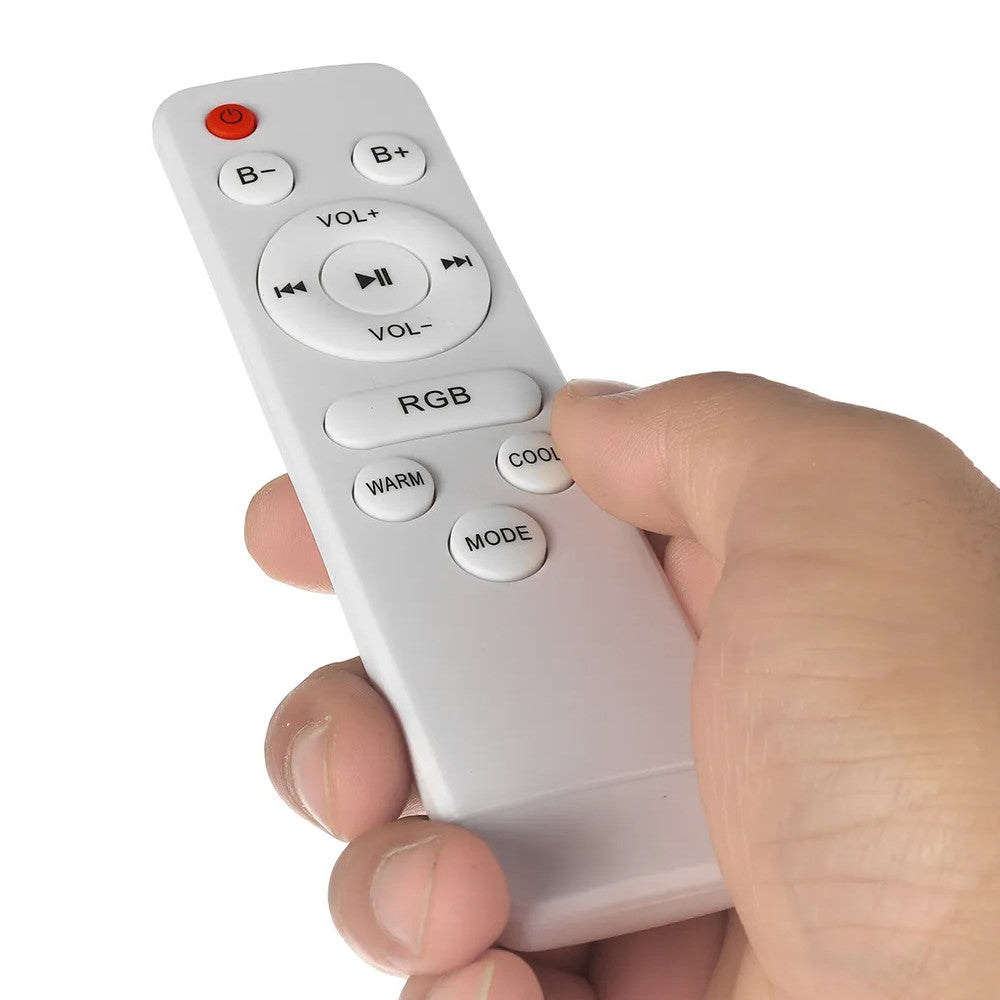 Світильник стельовий 60W, 38см RGB Lamp з Bluetooth колонкою / Кругла LED люстра з пультом керування