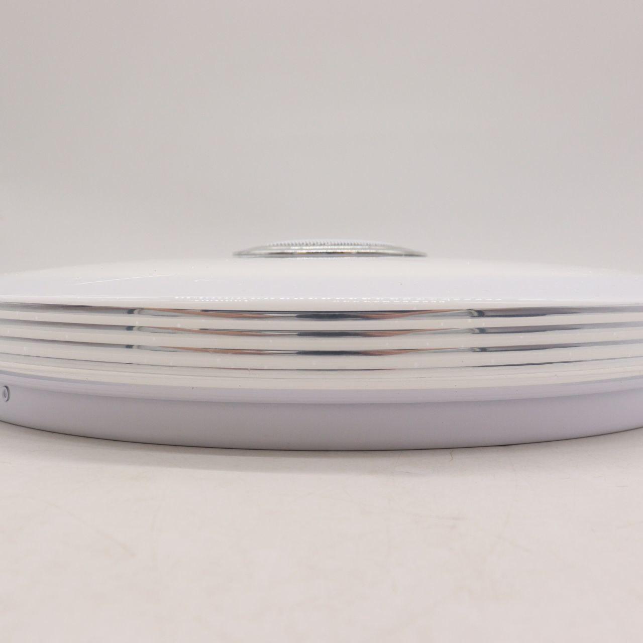 Світильник стельовий 60W, 38см RGB Lamp з Bluetooth колонкою / Кругла LED люстра з пультом керування