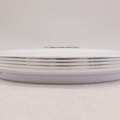 Світильник стельовий 60W, 38см RGB Lamp з Bluetooth колонкою / Кругла LED люстра з пультом керування