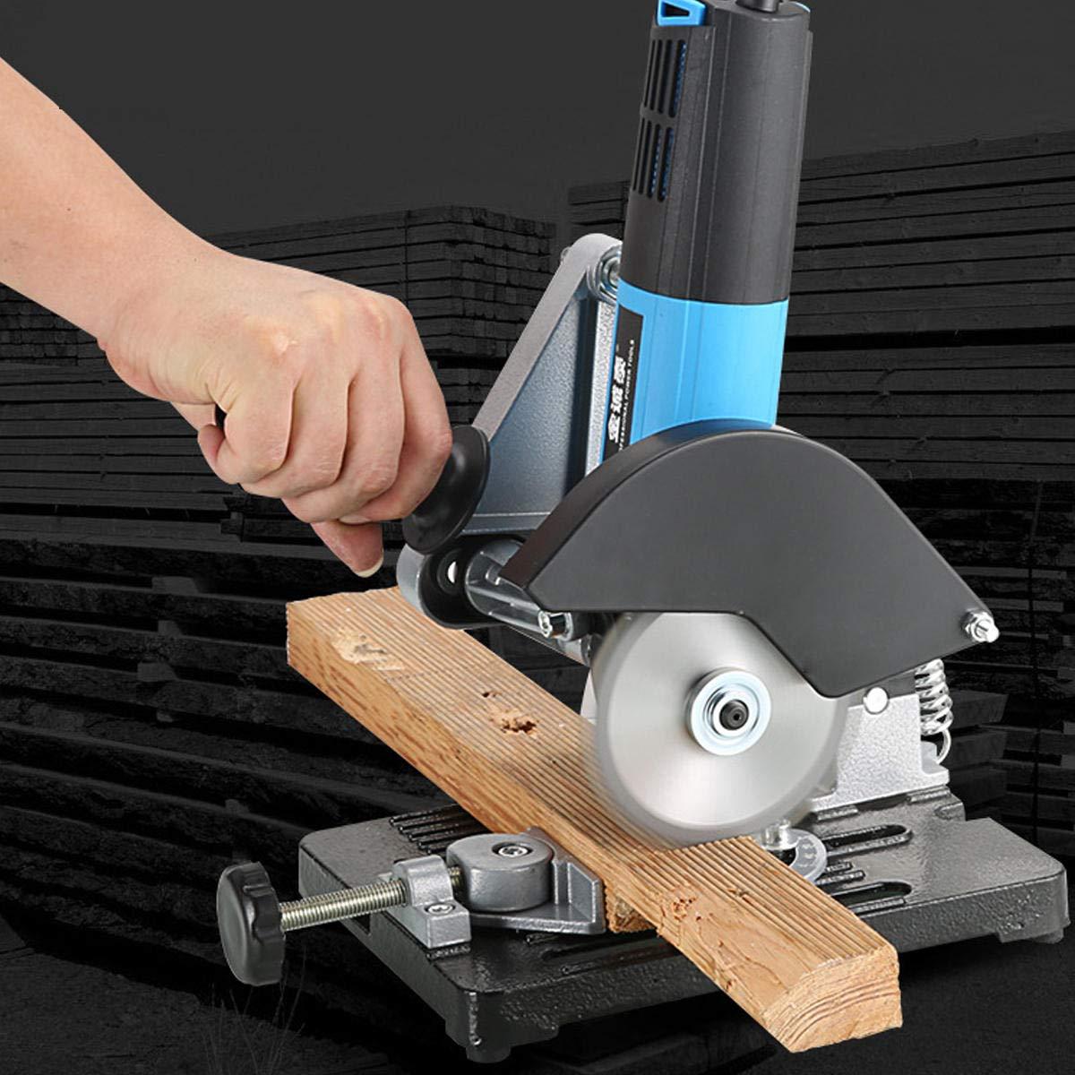 Стійка для болгарки 115-125мм, TZ-6103, Чорний / Підставка для кутової шліфувальної машини / Утримувач для КШМ