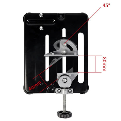 Стійка для болгарки 115-125мм, TZ-6103, Чорний / Підставка для кутової шліфувальної машини / Утримувач для КШМ