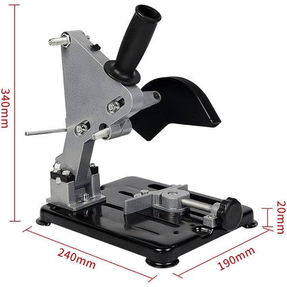 Стійка для болгарки 115-125мм, TZ-6103, Чорний / Підставка для кутової шліфувальної машини / Утримувач для КШМ