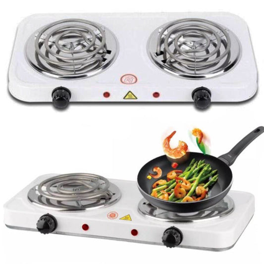 Плита електрична настільна 2000Вт, JX-2020B, на 2 конфорки / Електрична спіральна плита з 5 режимами