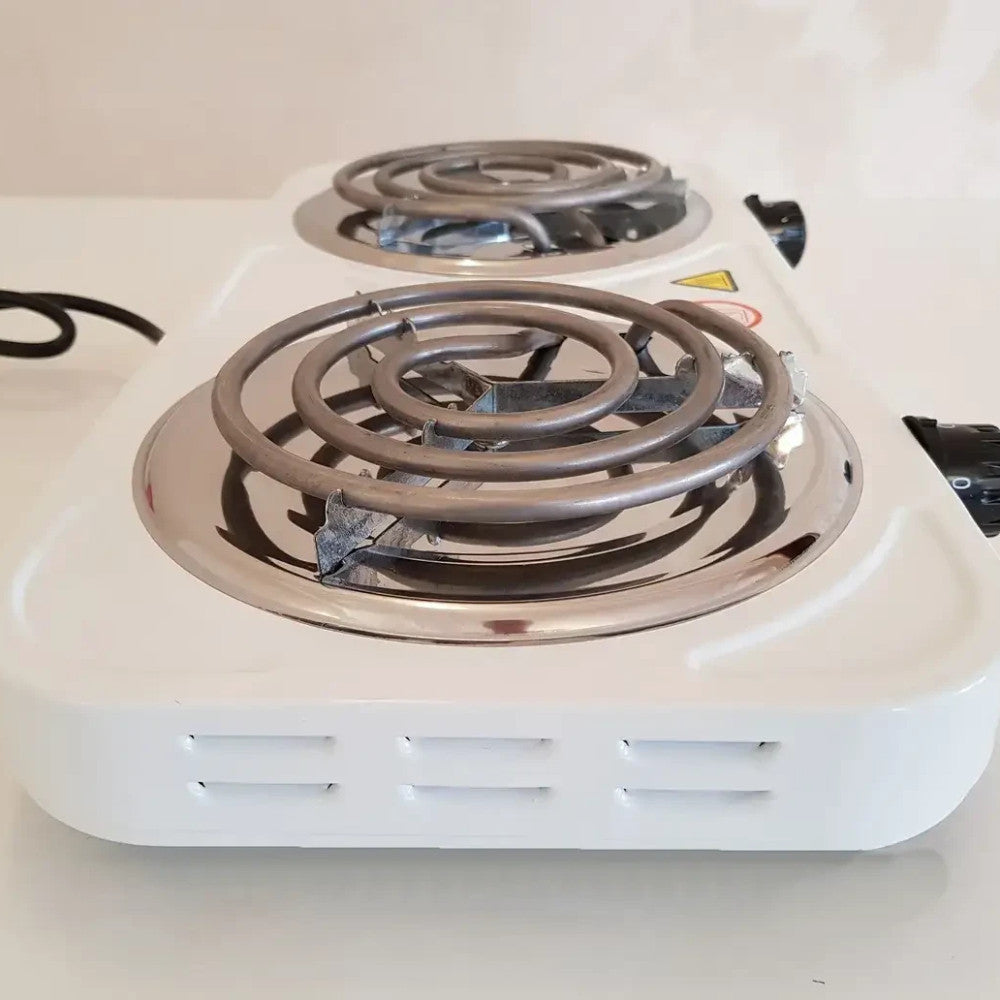 Плита електрична настільна 2000Вт, JX-2020B, на 2 конфорки / Електрична спіральна плита з 5 режимами