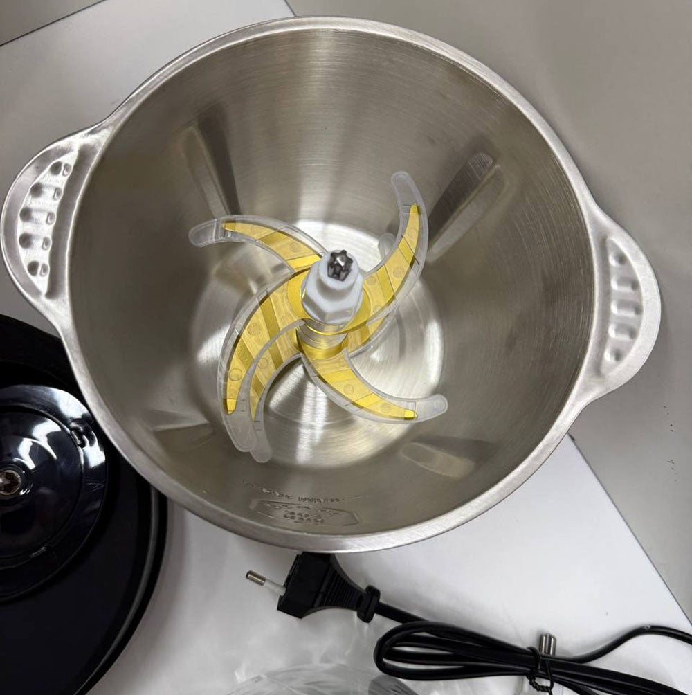 Кухонний комбайн 10в1 з 2 чашами, 1800Вт, 3,8л, HM8849 / Кухонний блендер / Чоппер / Кухонний подрібнювач