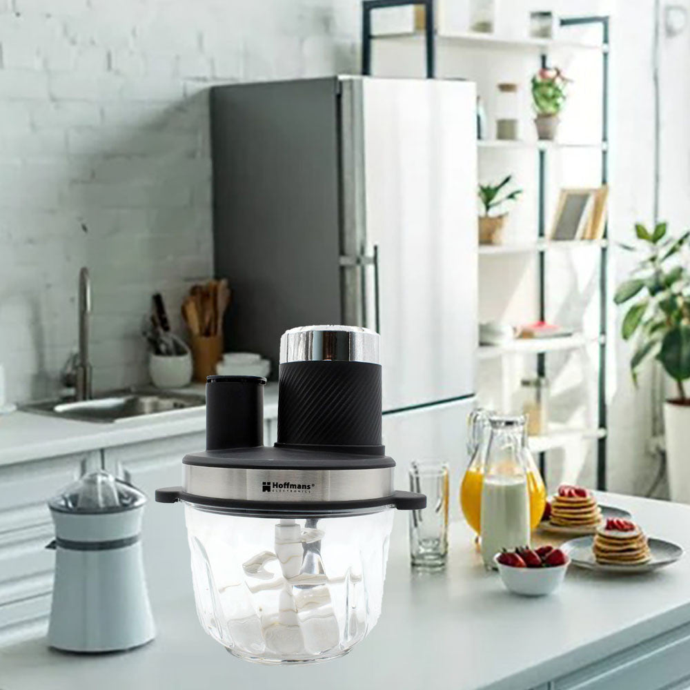 Кухонний комбайн 10в1 з 2 чашами, 1800Вт, 3,8л, HM8849 / Кухонний блендер / Чоппер / Кухонний подрібнювач