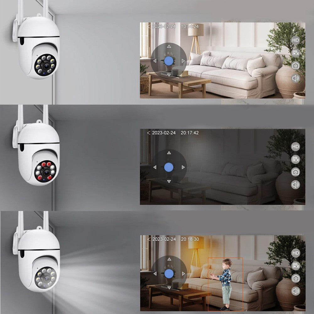 Вулична WiFi-камера 2Мп FullHD з живленням від USB/Wi-Fi камера відеоспостереження