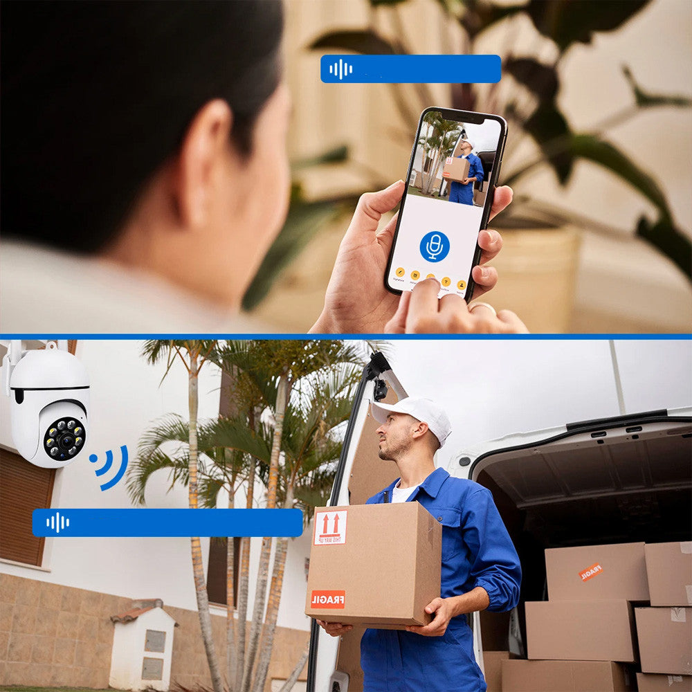 Вулична WiFi-камера 2Мп FullHD з живленням від USB/Wi-Fi камера відеоспостереження