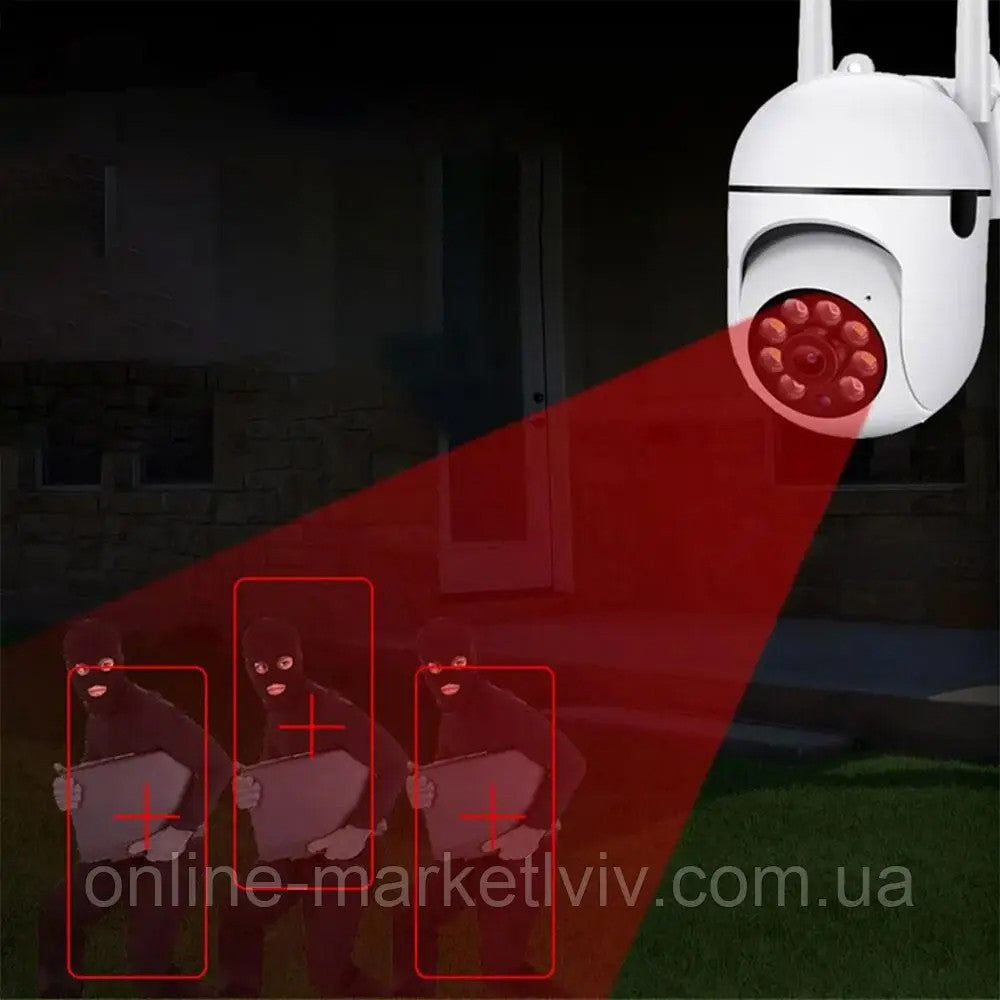 Вулична WiFi-камера 2Мп FullHD з живленням від USB/Wi-Fi камера відеоспостереження