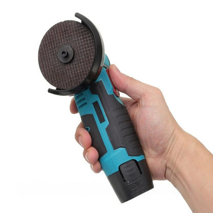 Акумуляторна болгарка 12V у валізі, 2 акумулятори, W-153-7 / Електроболгарка / Міні болгарка