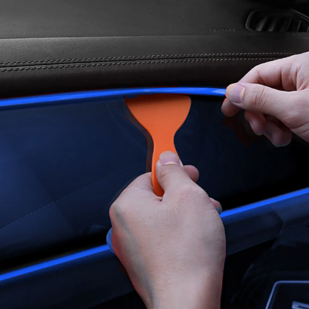 Світлодіодна стрічка для авто 3м, від USB, Синя / Діодна стрічка для автомобіля / Підсвічування для авто