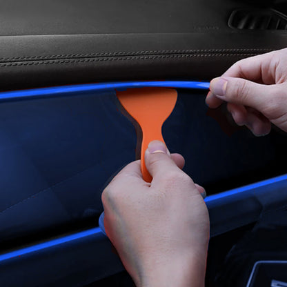 Світлодіодна стрічка для авто 3м, від USB, Синя / Діодна стрічка для автомобіля / Підсвічування для авто