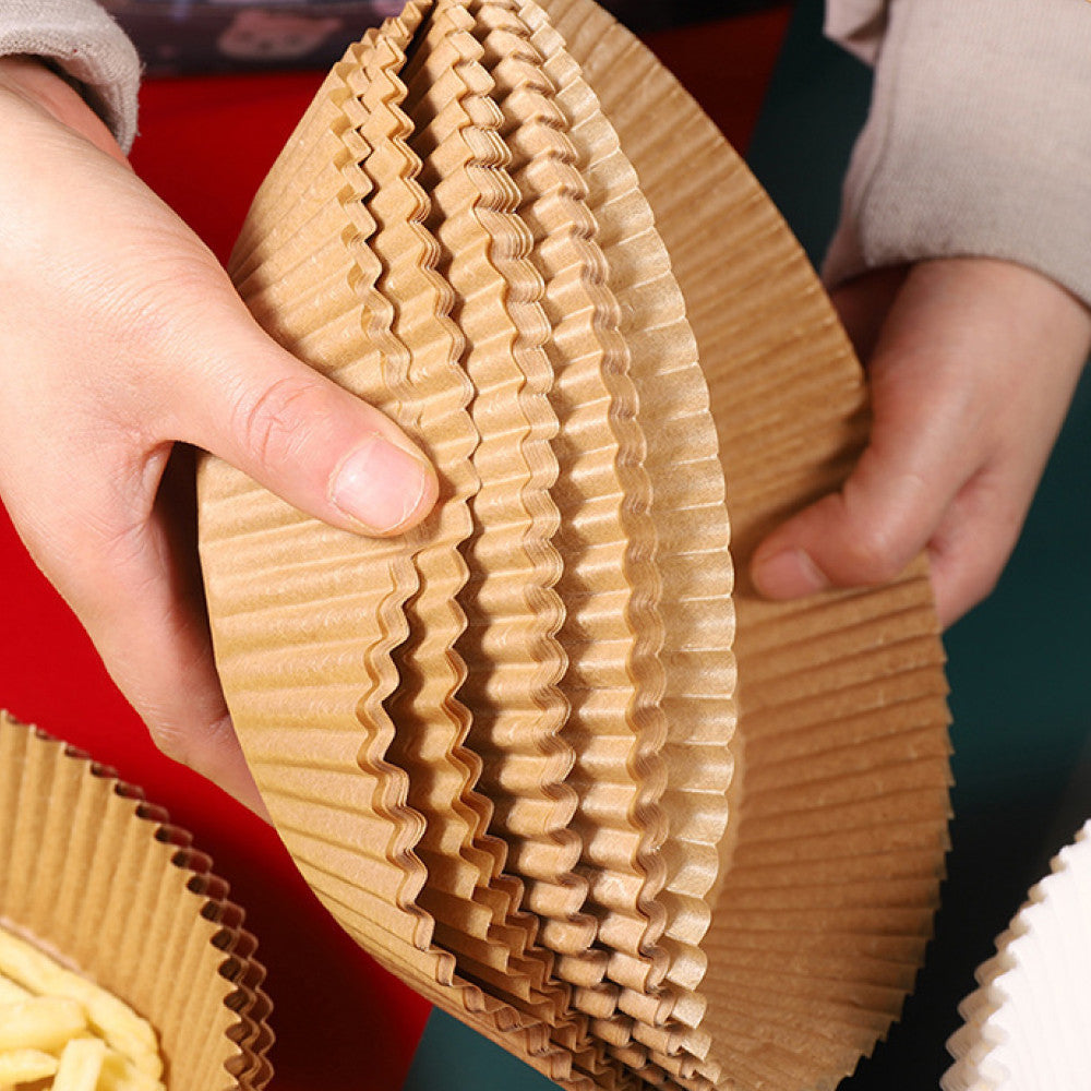 100шт Пергаментні форми для аерогрилю, 20,5х16х4,5см / Паперові форми для мультипечі / Форми для випічки