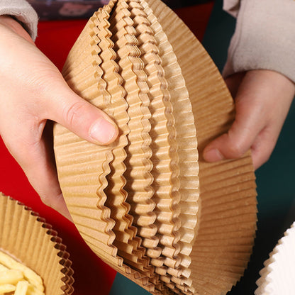 100шт Пергаментні форми для аерогрилю, 20,5х16х4,5см / Паперові форми для мультипечі / Форми для випічки