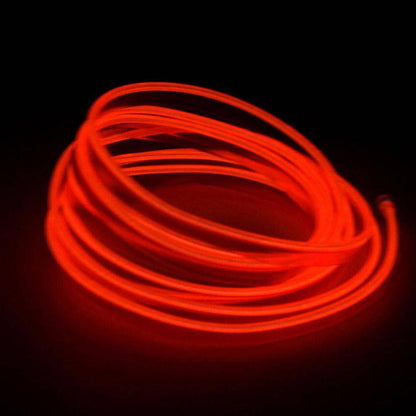 Світлодіодна стрічка для авто 3м, від USB, Червона / Діодна стрічка для автомобіля / Підсвічування для авто