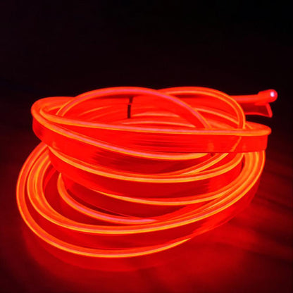 Світлодіодна стрічка для авто 3м, від USB, Червона / Діодна стрічка для автомобіля / Підсвічування для авто