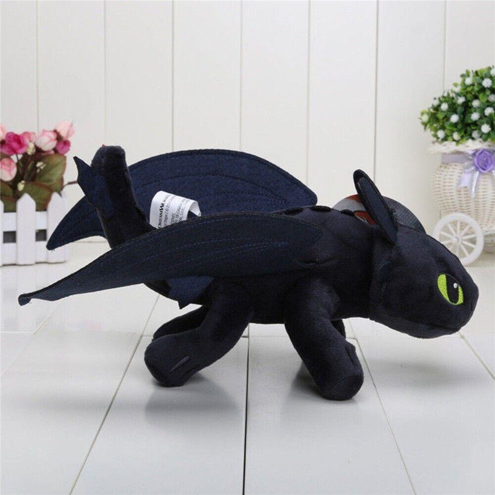 Іграшка на машину дракон 20см, на клейкій основі, Чорний / М'яка плюшева іграшка беззубик / Іграшка дракон