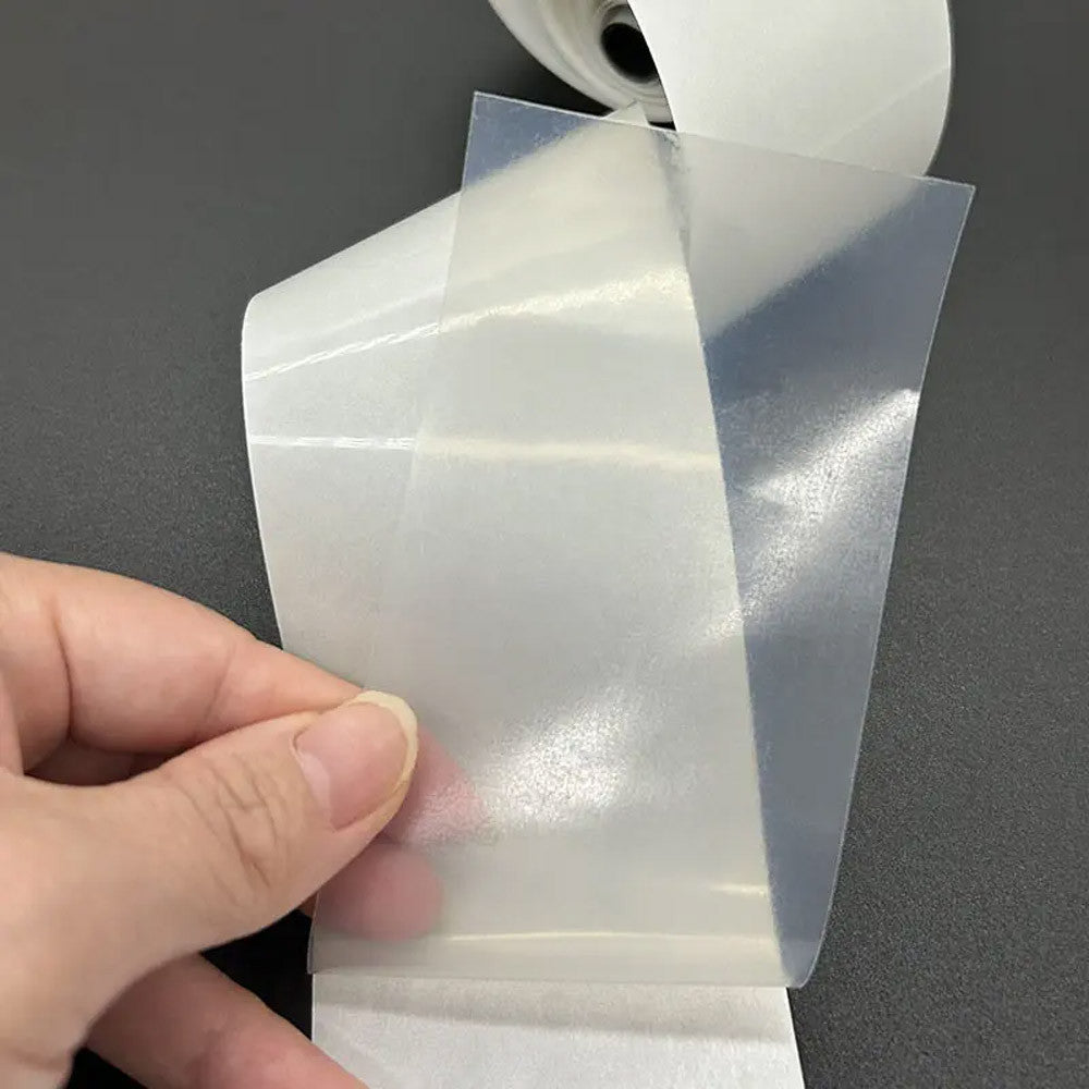 1 шт Прозорий термопапір самоклеючий 5,7x2,5см / Папір для термопринтера / Термопапір для наклейок