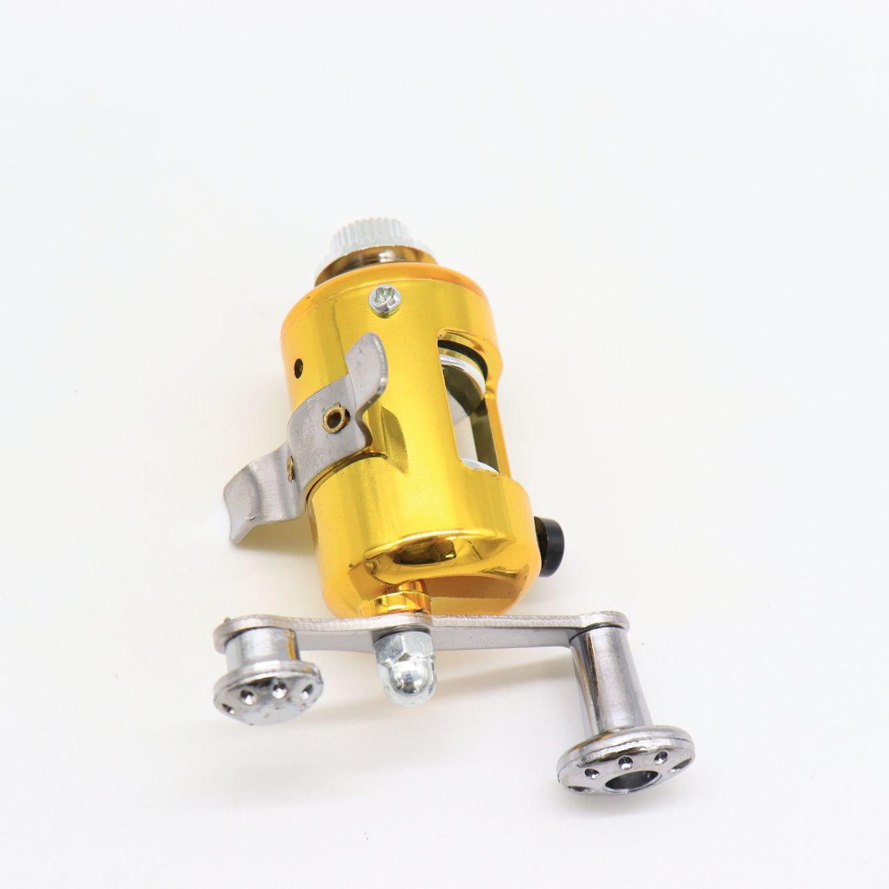 Вудка-ручка з котушкою EL-1220, Чорна / Набір рибалки / Кишенькова міні вудка складна, телескопічна