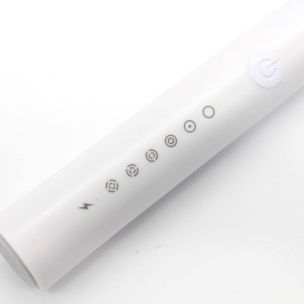 Ультразвукова зубна щітка з 4-ма насадками, Х-3, Біла / Електрична зубна щітка