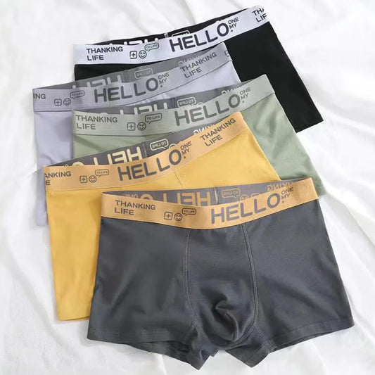 Набір чоловічих трусів, 5 шт, ХL / Нижня білизна для чоловіків / Чоловічі труси-боксери / Труси шорти