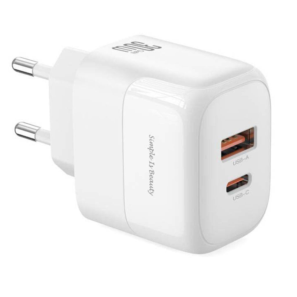 Зарядний пристрій 30W XO L138 (USB + Type-C) / Швидка зарядка для телефону