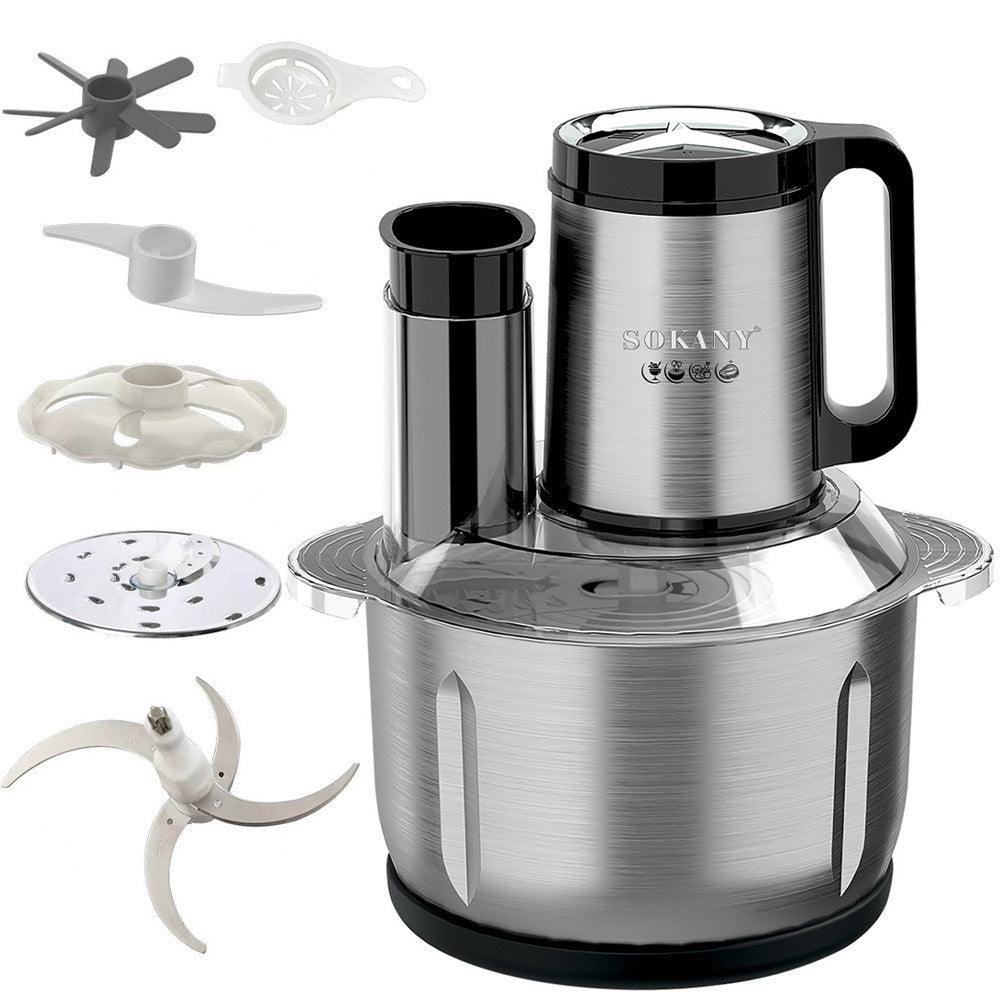Універсальний кухонний комбайн 6в1 Sokany SK-06020 / Універсальний подрібнювач 3 в 1