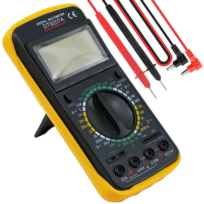 Мультиметр цифровий DT9207A з термопарою / Струмовимірювальні кліщі-мультиметр