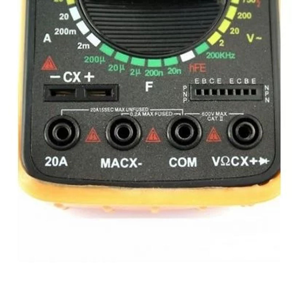 Мультиметр цифровий DT9207A з термопарою / Струмовимірювальні кліщі-мультиметр