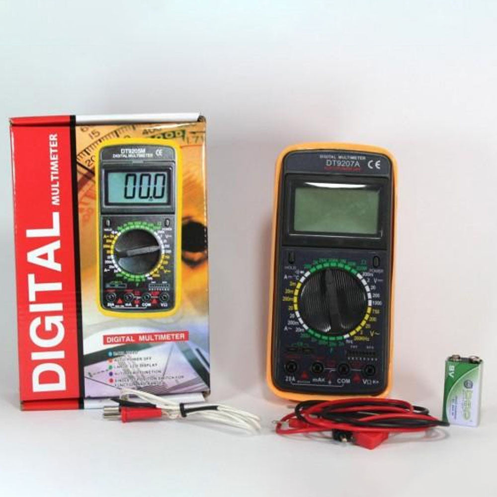 Мультиметр цифровий DT9207A з термопарою / Струмовимірювальні кліщі-мультиметр