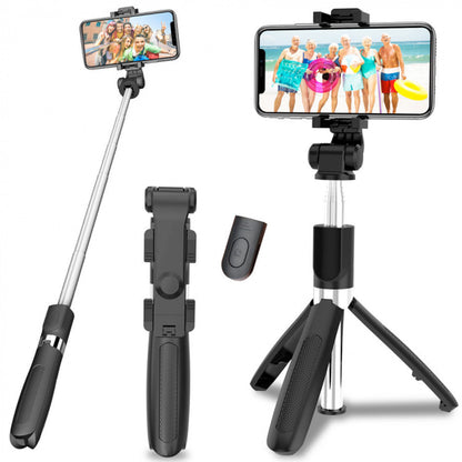 Селфі палиця штатив 70см з пультом Selfie Stick L01 / Монопод для телефону / Телескопічний трипод для селфі