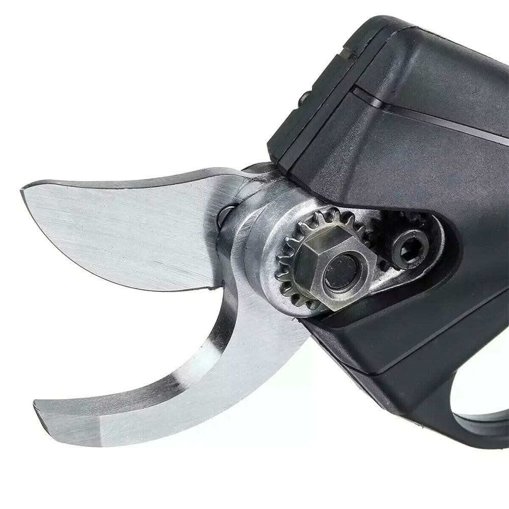 Секатор електричний 48V на 2 акумулятори в валізі / Акумуляторні садові ножиці / Електросекатор