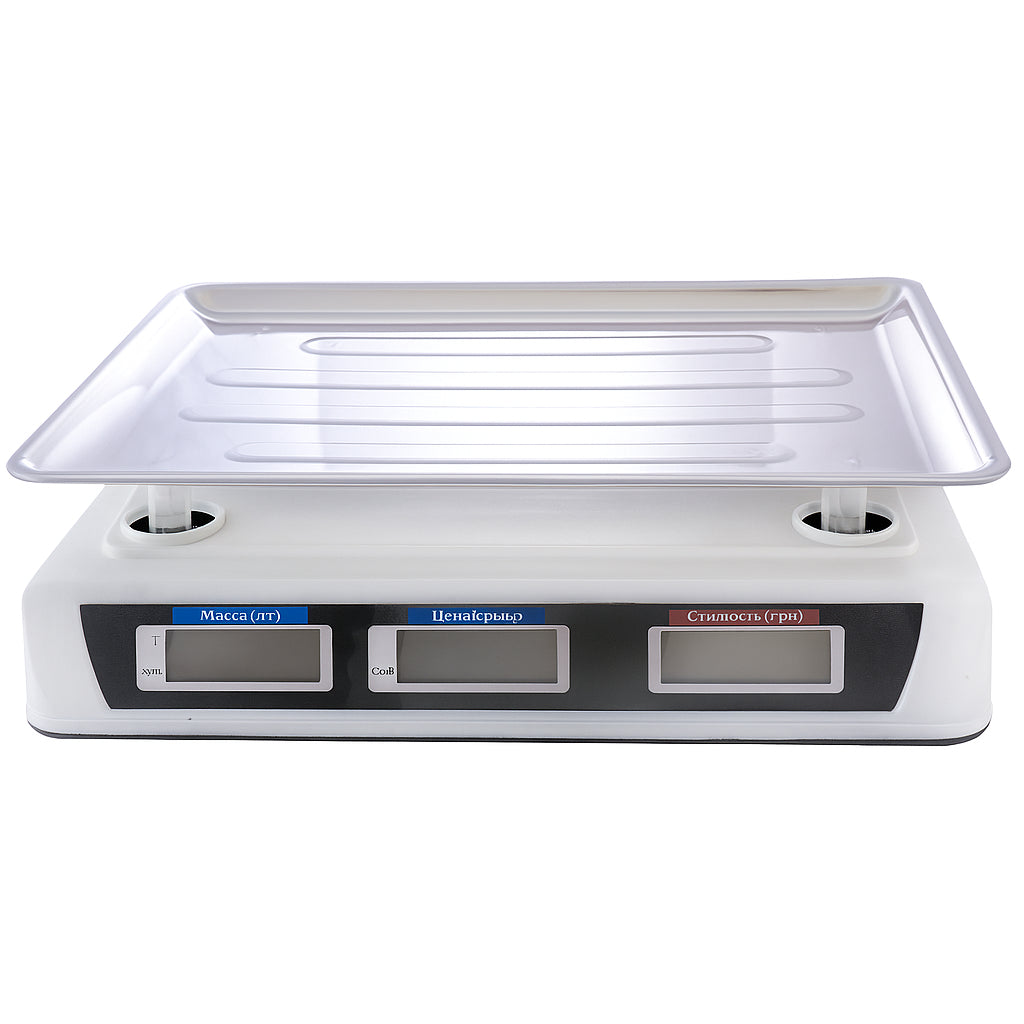 Ваги 50 кг від мережі та акумулятора DT 809 / Електронні ваги з дисплеєм та пам'яттю