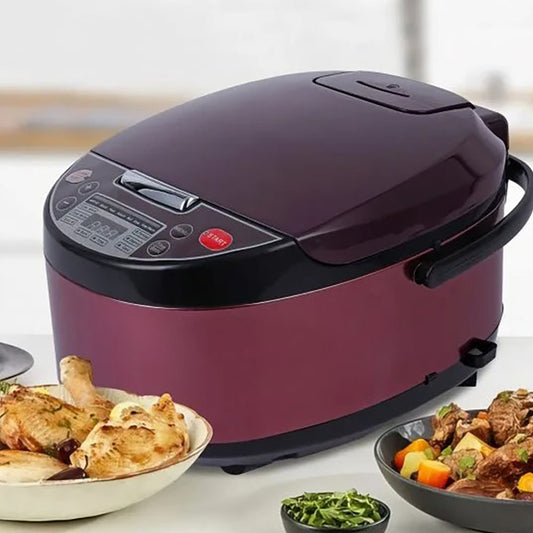 Мультиварка з керамічним покриттям 5л, 10 програм, 900Вт / Електрична мультиварка-рисоварка