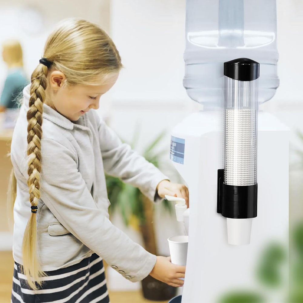 Диспенсер для склянок до 250мл, 70шт, настінний / Тримач склянок для кулера / Диспенсер стаканчиків