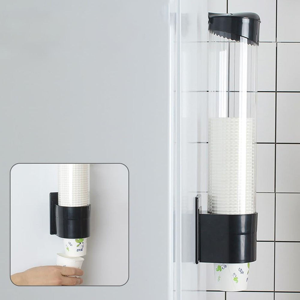 Диспенсер для склянок до 250мл, 70шт, настінний / Тримач склянок для кулера / Диспенсер стаканчиків