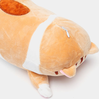 М'яка іграшка-подушка Кіт Батон 90 см, EL-2117-7, Коричневий / Іграшка дитяча обіймашка довгий кіт