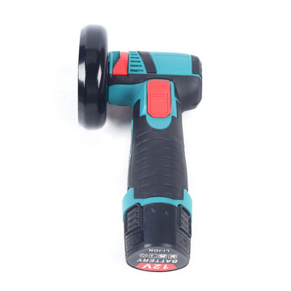 Акумуляторна болгарка 12V у валізі, 2 акумулятори, W-153-7 / Електроболгарка / Міні болгарка