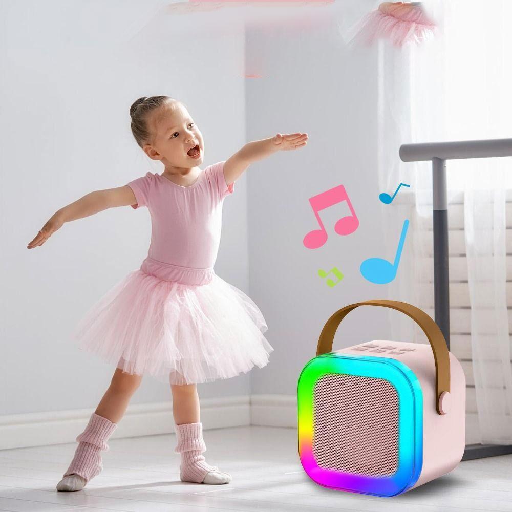 Портативна колонка-караоке  К12 / Бездротовий мікрофон з блютуз колонкою / Міні караоке