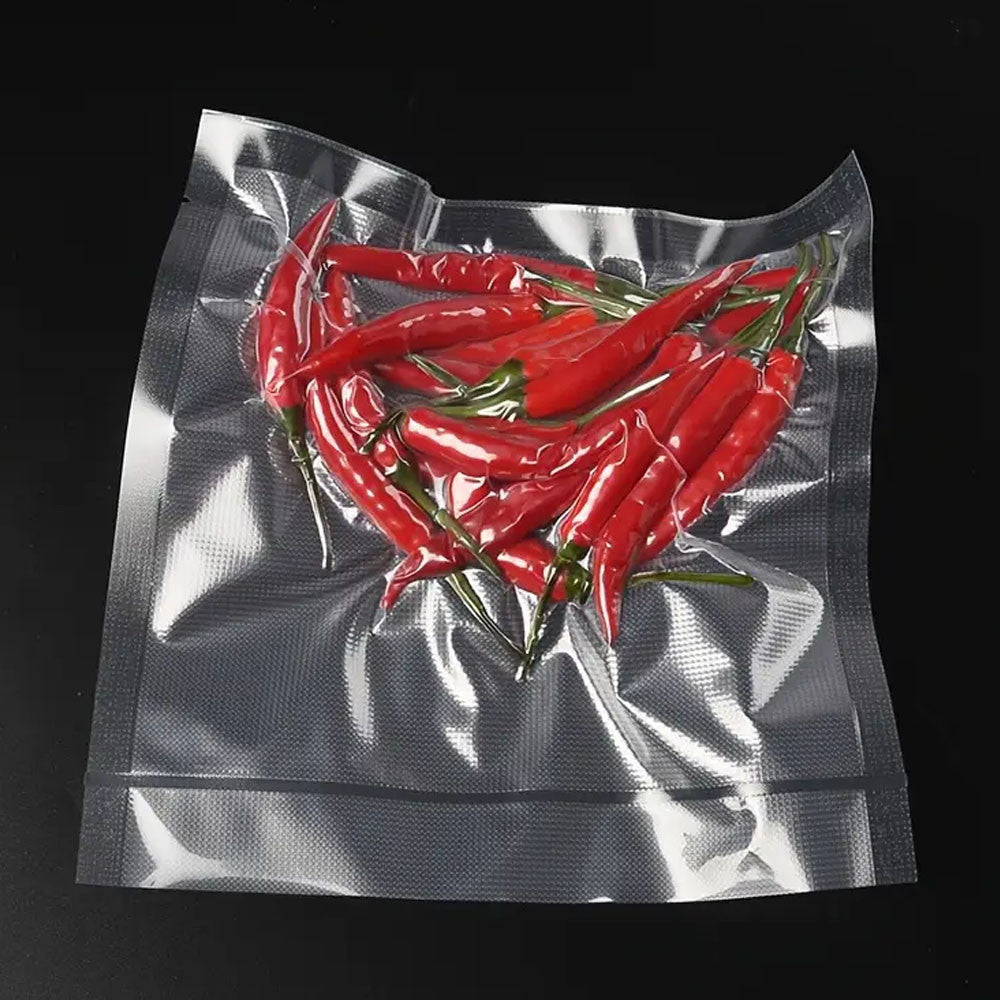 Пакети для вакууматора в рулонах 5м х 28см, 1 рулон / Вакуумні рулонні пакети для зберігання їжі