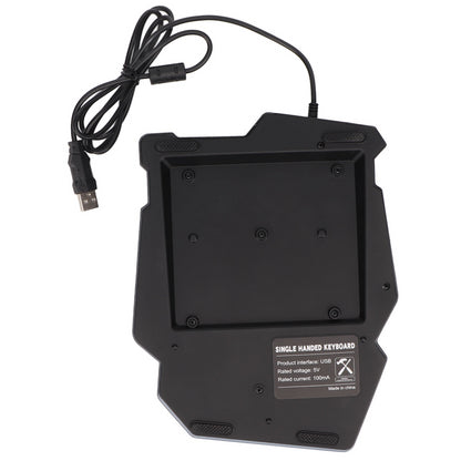 Ігрова міні клавіатура та мишка, від USB з підсвічуванням, 198I G506, Чорний / Набір клавіатура та миша для геймерів