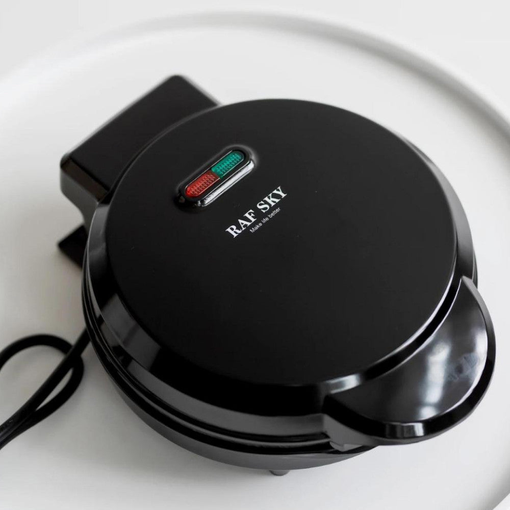 Вафельниця електрична 1600Вт, з фігурками тварин RS-7400 / Електровафельниця кругла